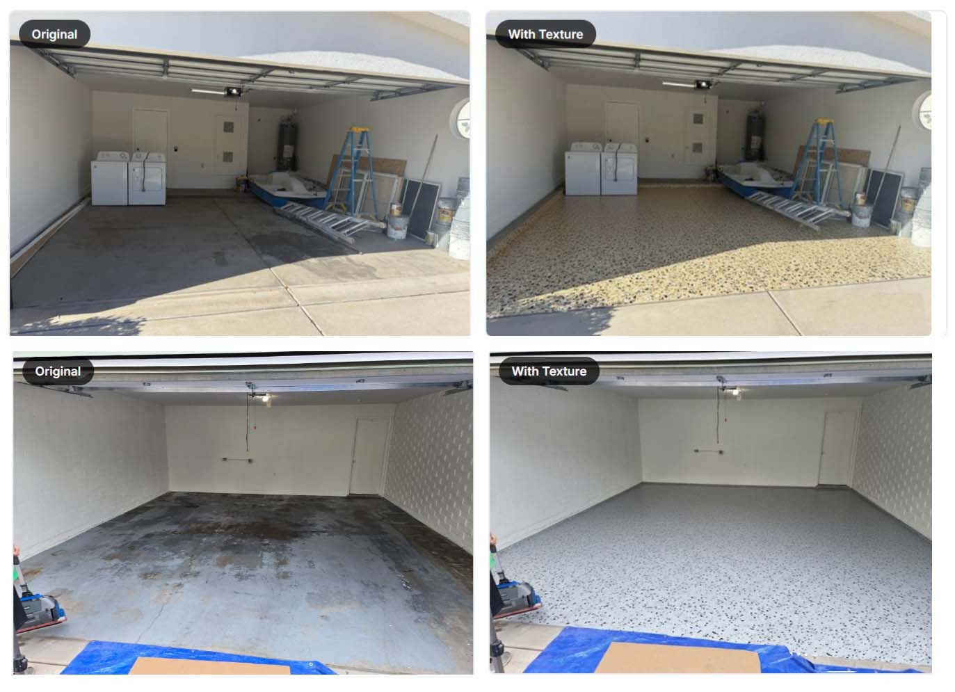 Modern garage with Floorit flooring